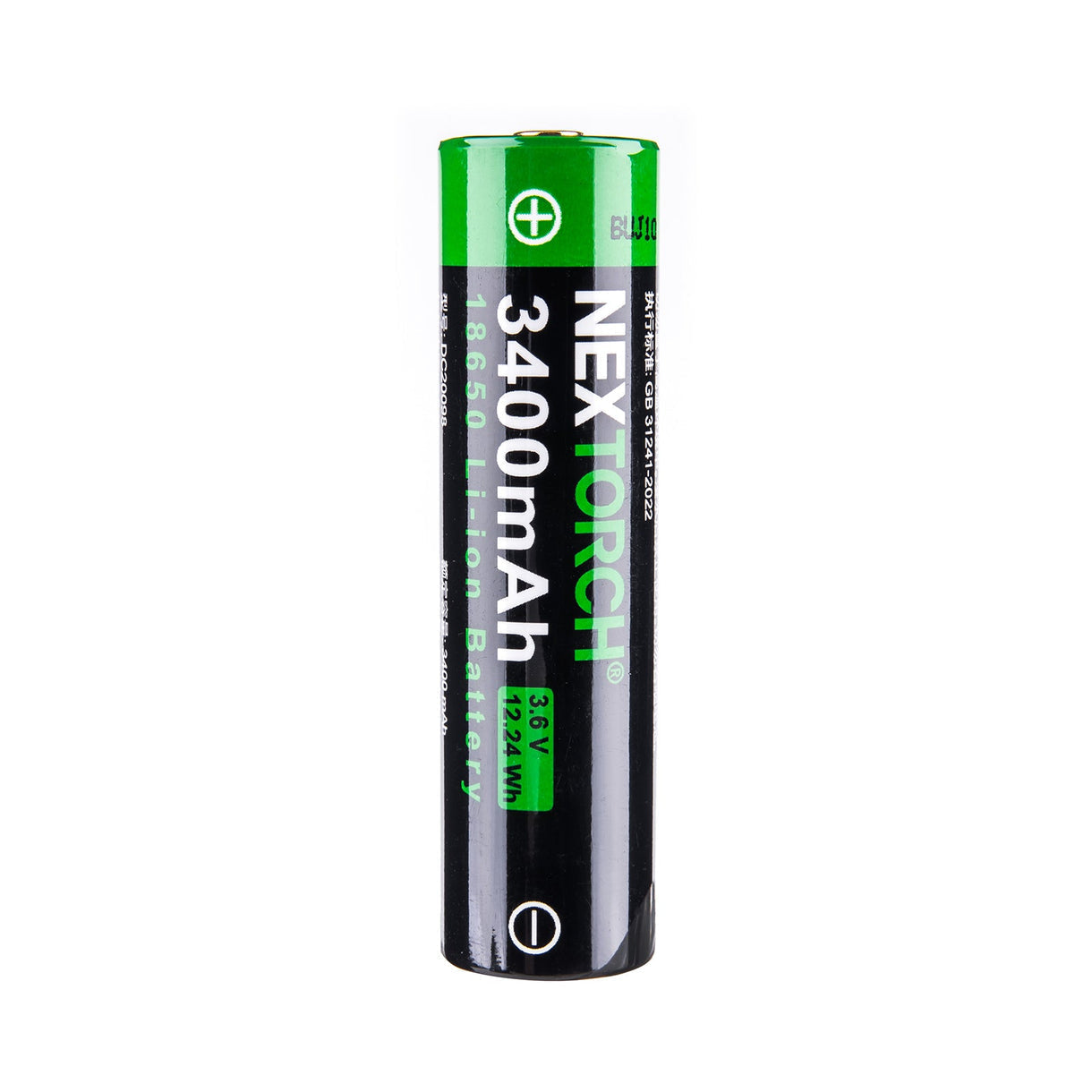 NEXTORCH - 18650 USB Type-C Battery 3400mAh – NEXTORCH Canada