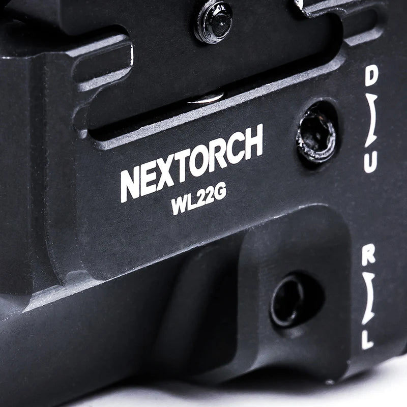 NexTorch - WL22 650 Lumens Sub-compact Rechargeable Tactical Light with Laser Sight